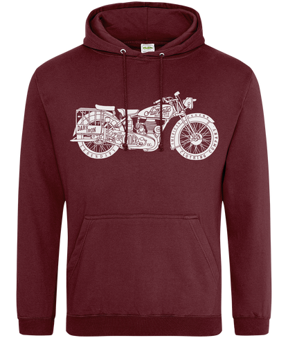 Enjoy The Ride - Weiß - AWDis College Hoodie