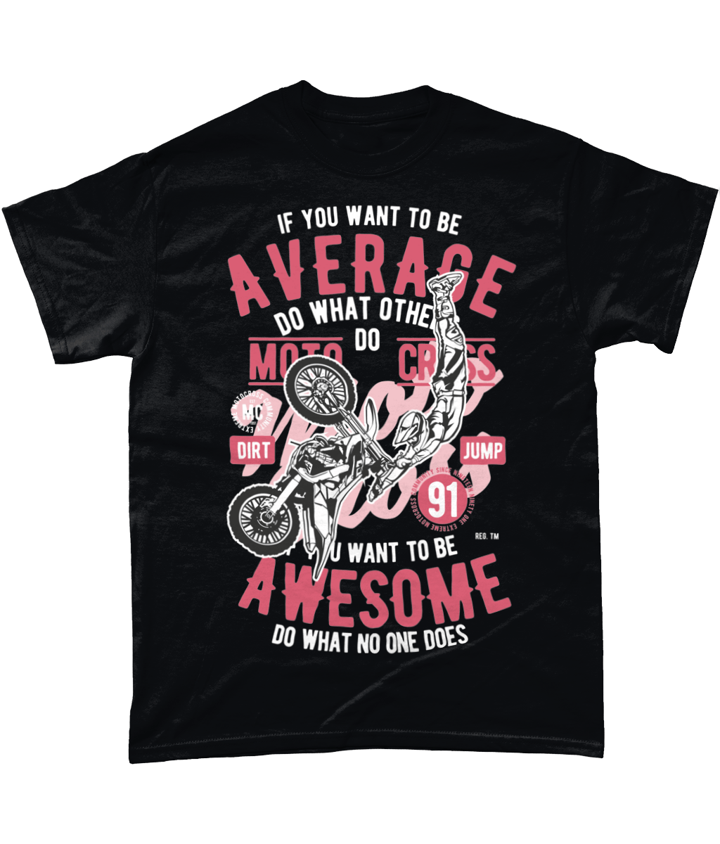 Awesome Motocross – Gildan Heavy Cotton T-Shirt - Vitesse T-Shirts UK