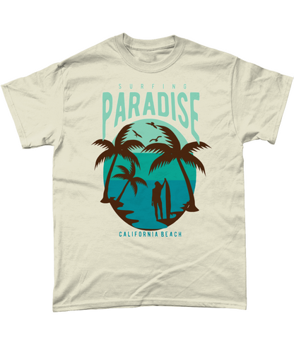 Surfing Paradise California Beach - T-shirt en coton épais