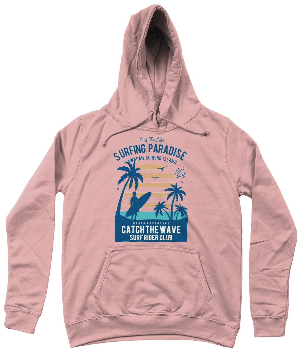 Surfing Paradise - AWDis Girlie College Hoodie