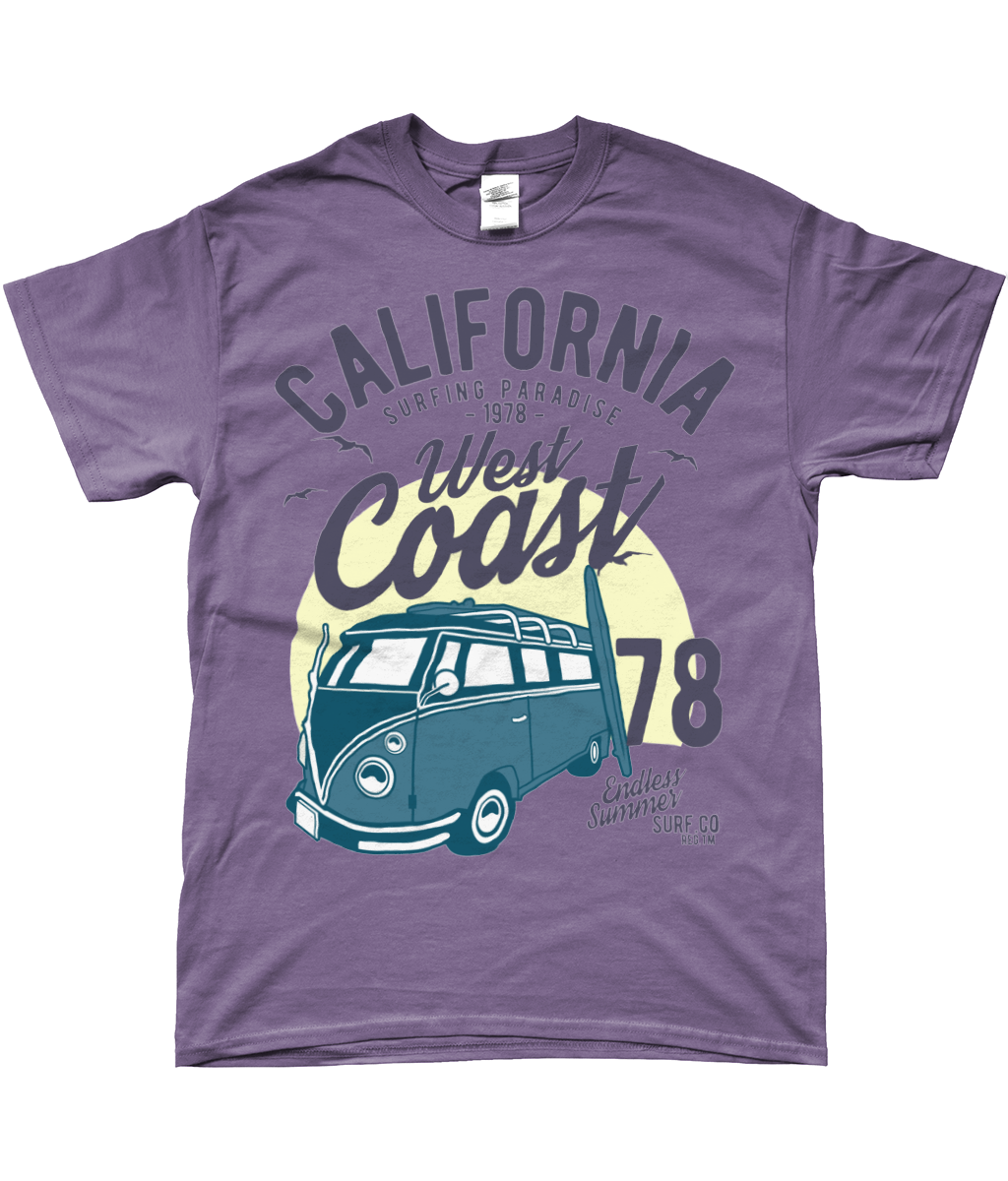 California West Coast v2 - Gildan SoftStyle® Ringspun T-Shirt