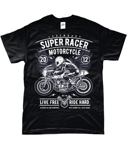 Super Racer - SoftStyle Ringgesponnenes T-Shirt