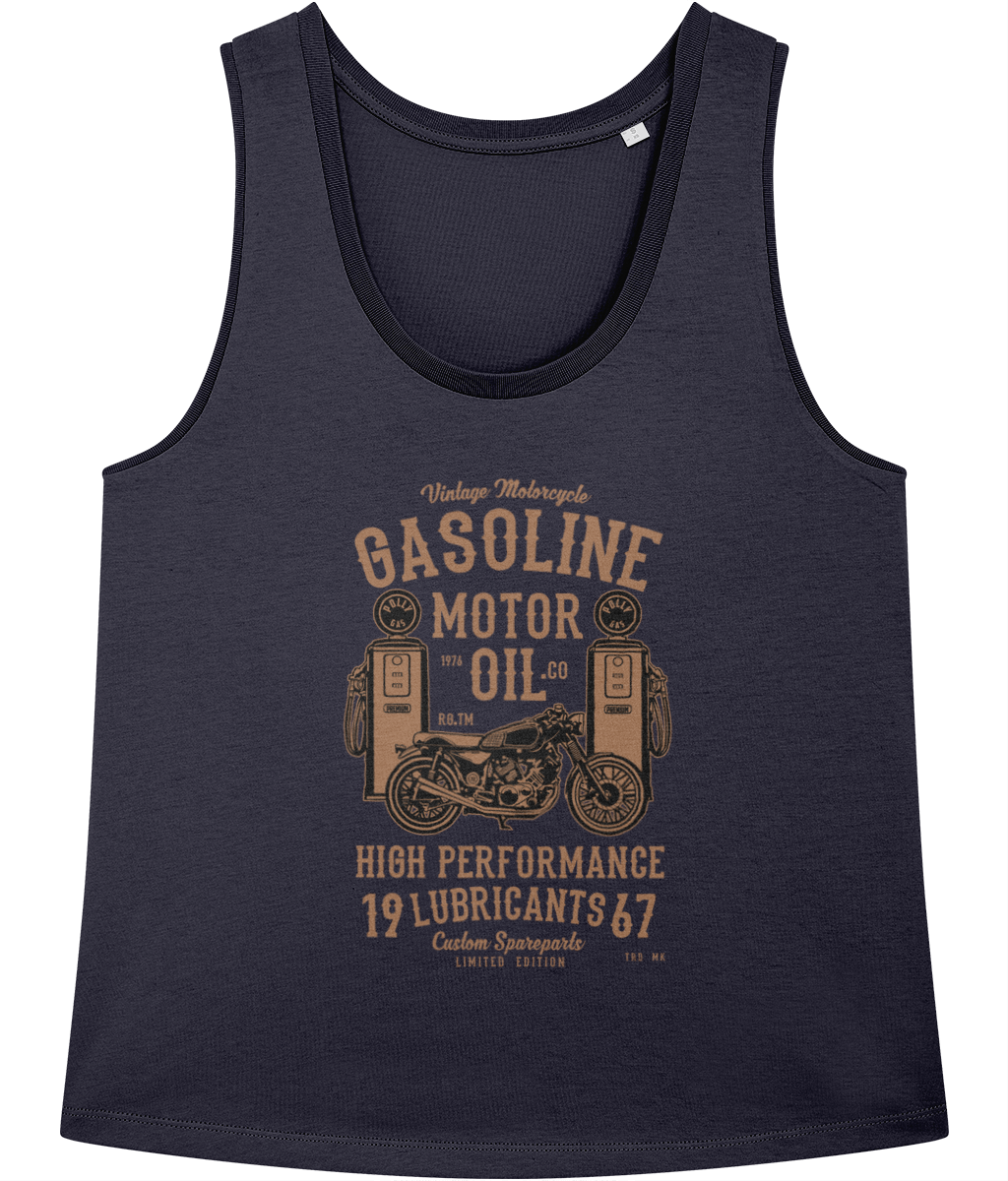 Gasoline Motor Oil - Stella Minter Ladies Vest