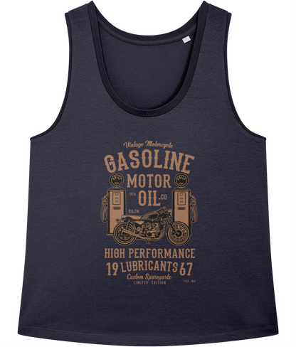 Gasoline Motor Oil - Stella Minter Ladies Vest