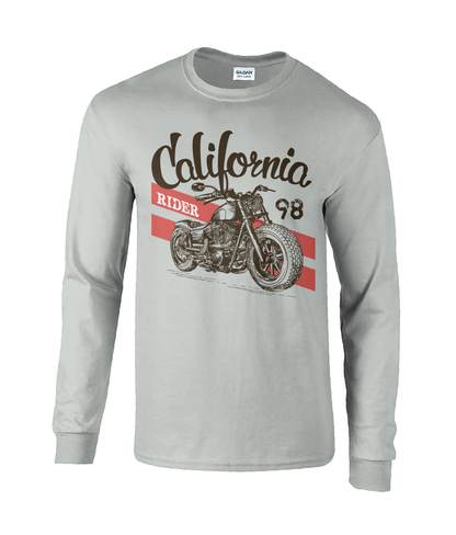 California Rider - T-shirt à manches longues en coton ultra-doux