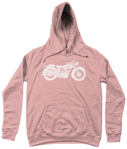 Enjoy The Ride - Weiß - AWDis Girlie College Hoodie