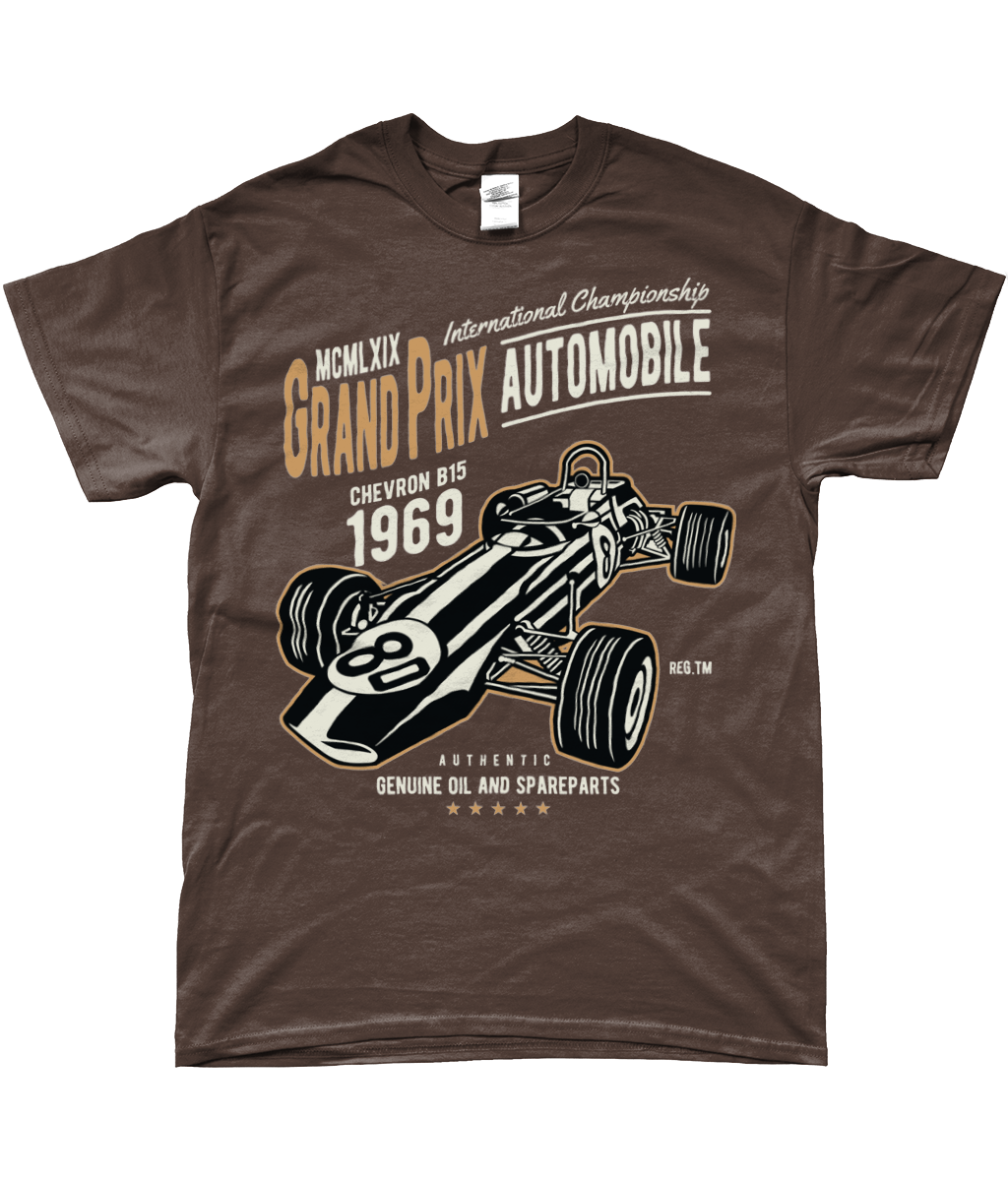 Grand Prix - T-shirt filé à anneaux SoftStyle