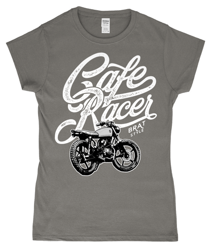 Cafe Racer Factory - Gildan SoftStyle® Ladies Fitted Ringspun T-Shirt - Vitesse T-Shirts UK