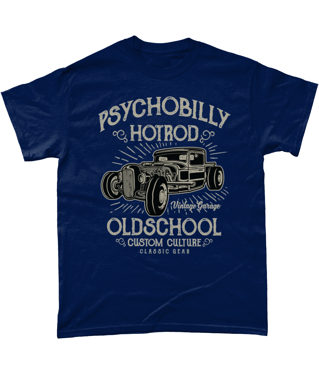 Psychobilly Hotrod – Heavy Cotton T-Shirt - Vitesse T-Shirts UK