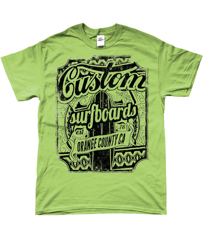 Planches de surf personnalisées - T-shirt SoftStyle® Ringspun