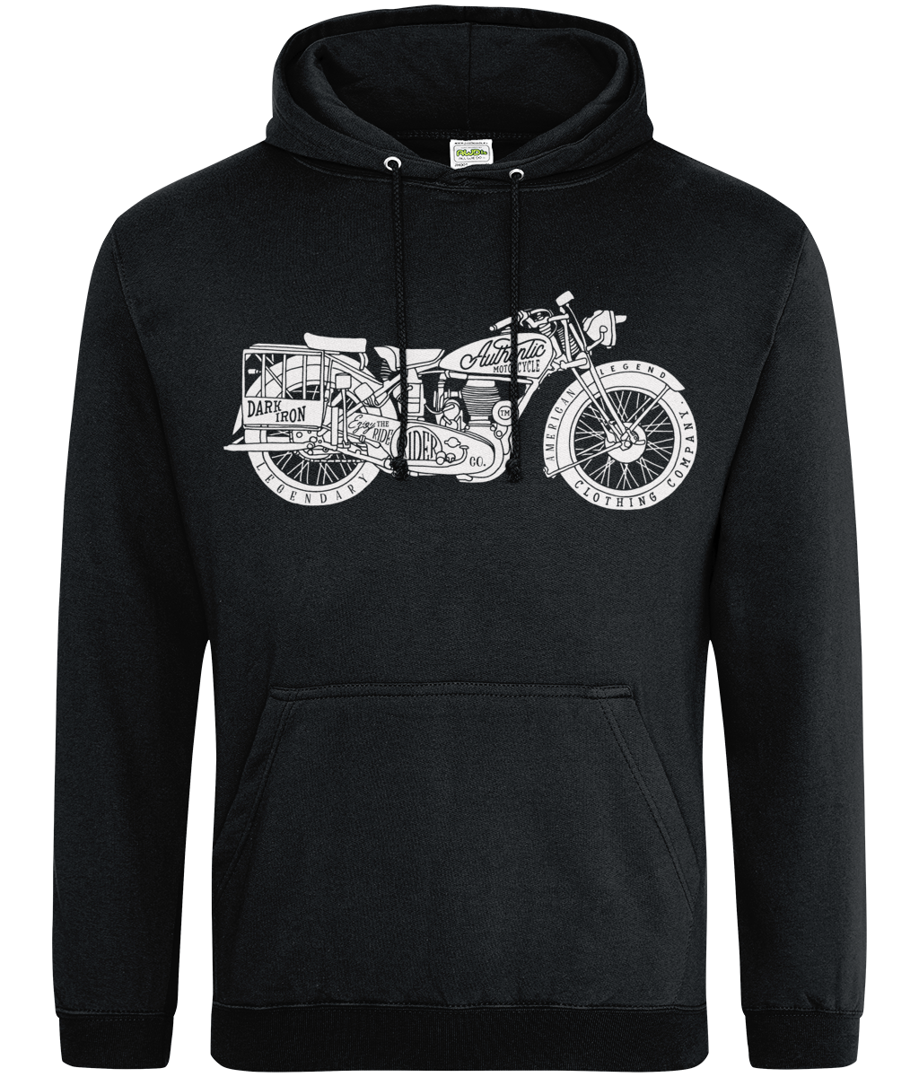 Enjoy The Ride - Weiß - AWDis College Hoodie