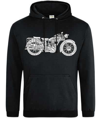 Enjoy The Ride - Weiß - AWDis College Hoodie