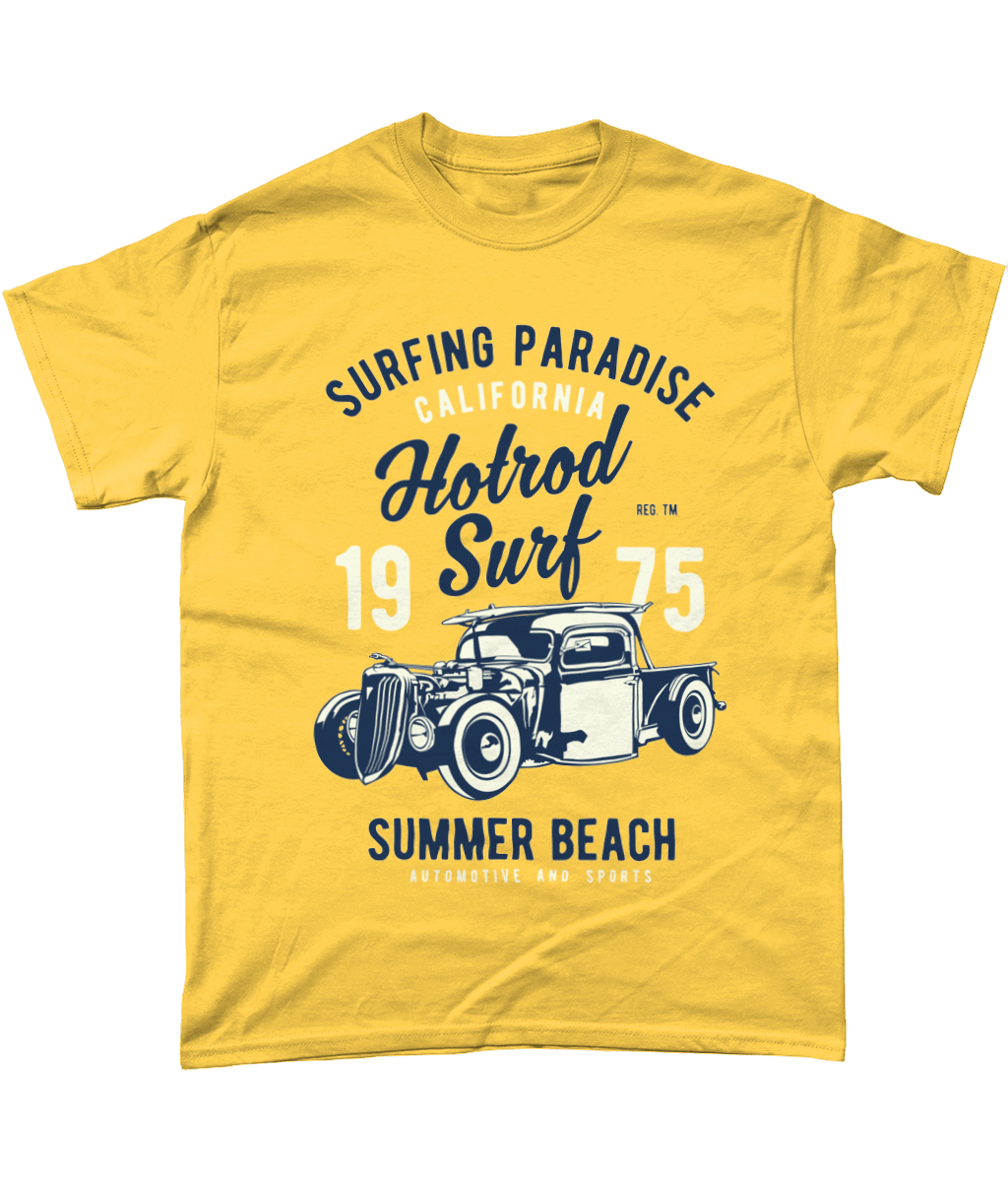 Hotrod Surf – Gildan Heavy Cotton T-Shirt - Vitesse T-Shirts UK