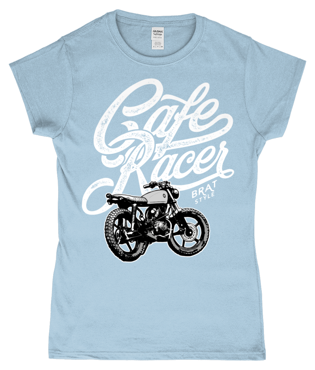 Cafe Racer Factory - Gildan SoftStyle® Ladies Fitted Ringspun T-Shirt - Vitesse T-Shirts UK