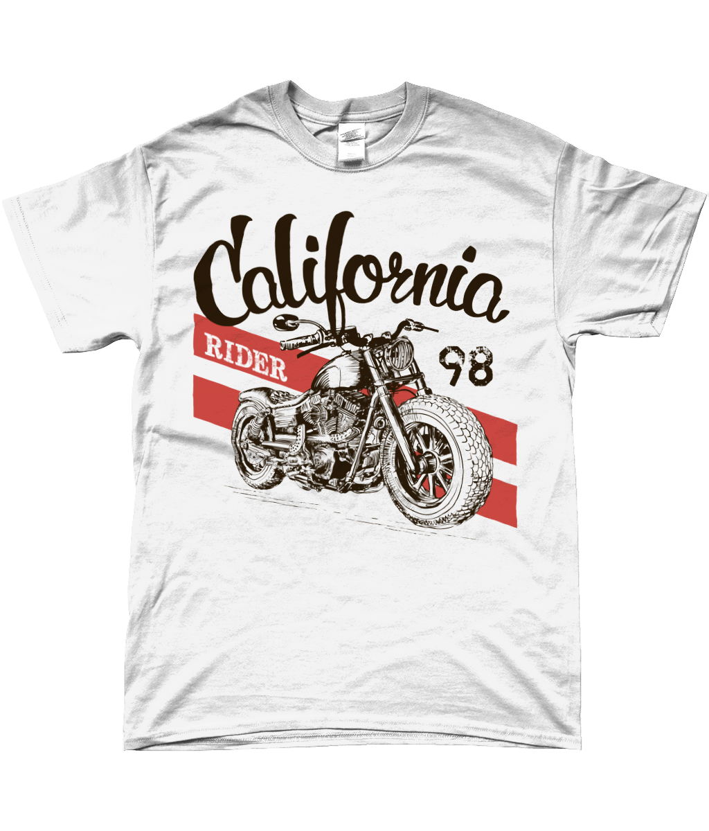 California Rider - T-shirt Gildan SoftStyle® à anneaux filés