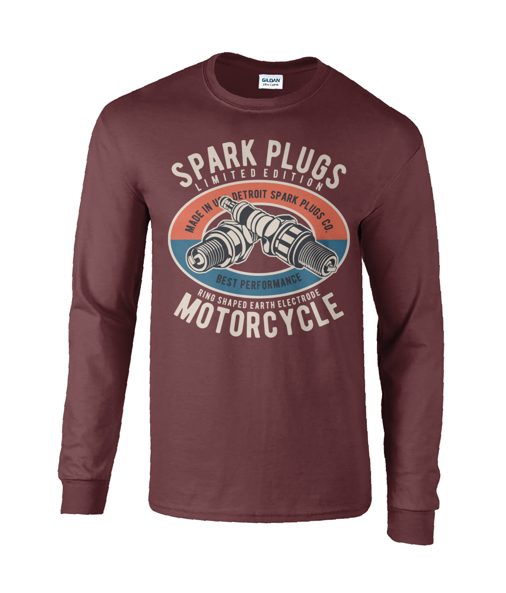 Spark Plugs - Ultra Cotton Long Sleeve T-Shirt