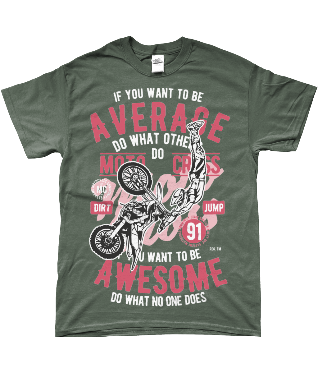 Awesome Motocross - Gildan SoftStyle® Ringspun T-Shirt