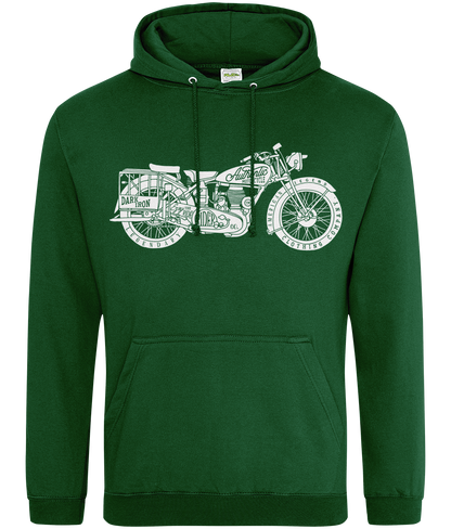 Enjoy The Ride - Weiß - AWDis College Hoodie