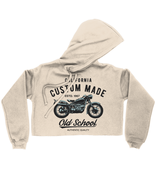 Custom Made - Bella Ladies Cropped Hoodie