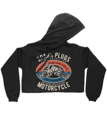 Spark Plugs - Bella Ladies Cropped Hoodie