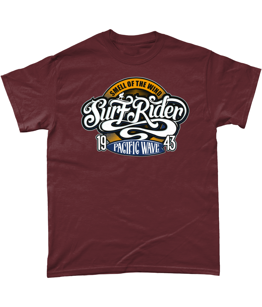 Surf Rider v2 - T-Shirt aus schwerer Baumwolle