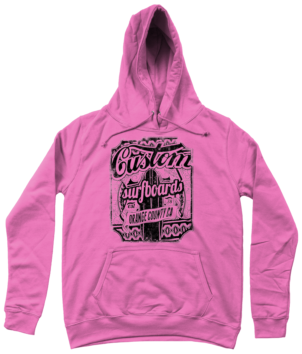 Benutzerdefinierte Surfbretter - AWDis Girlie College Hoodie