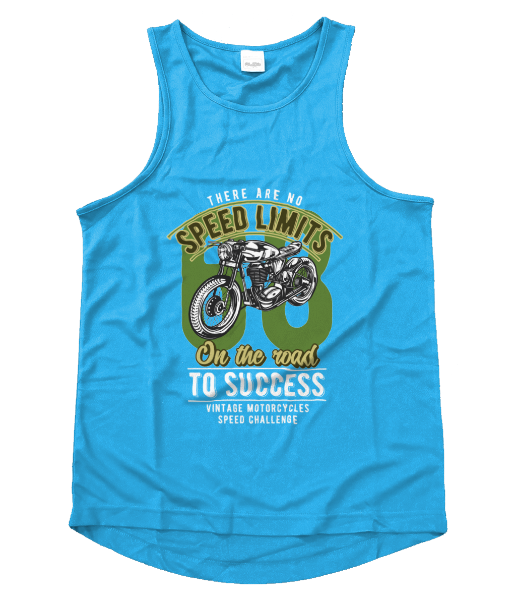 No Speed Limits - Men's Cool Vest - Vitesse T-Shirts UK