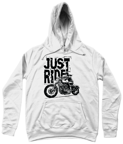 Biker Girl Schwarz - AWDis Girlie College Hoodie