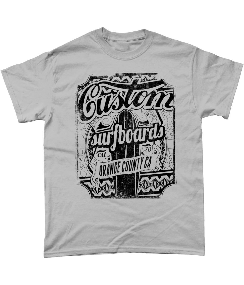 Custom Surfboards - Gildan Heavy Cotton T-Shirt