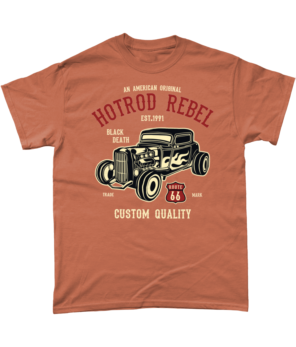 Hotrod Rebel – Gildan Heavy Cotton T-Shirt - Vitesse T-Shirts UK