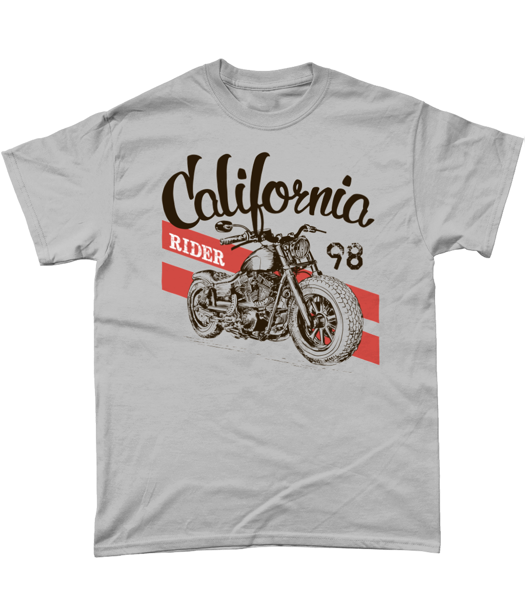 California Rider - Gildan Heavy Cotton T-Shirt - Vitesse T-Shirts UK