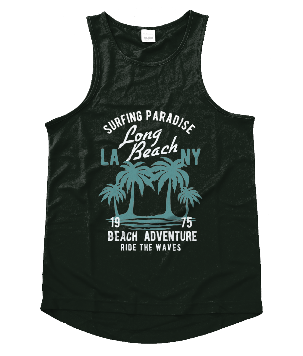 Beach Adventure - Men's Cool Vest - Vitesse T-Shirts UK