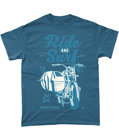 Ride And Surf – Gildan Heavy Cotton T-Shirt - Vitesse T-Shirts UK