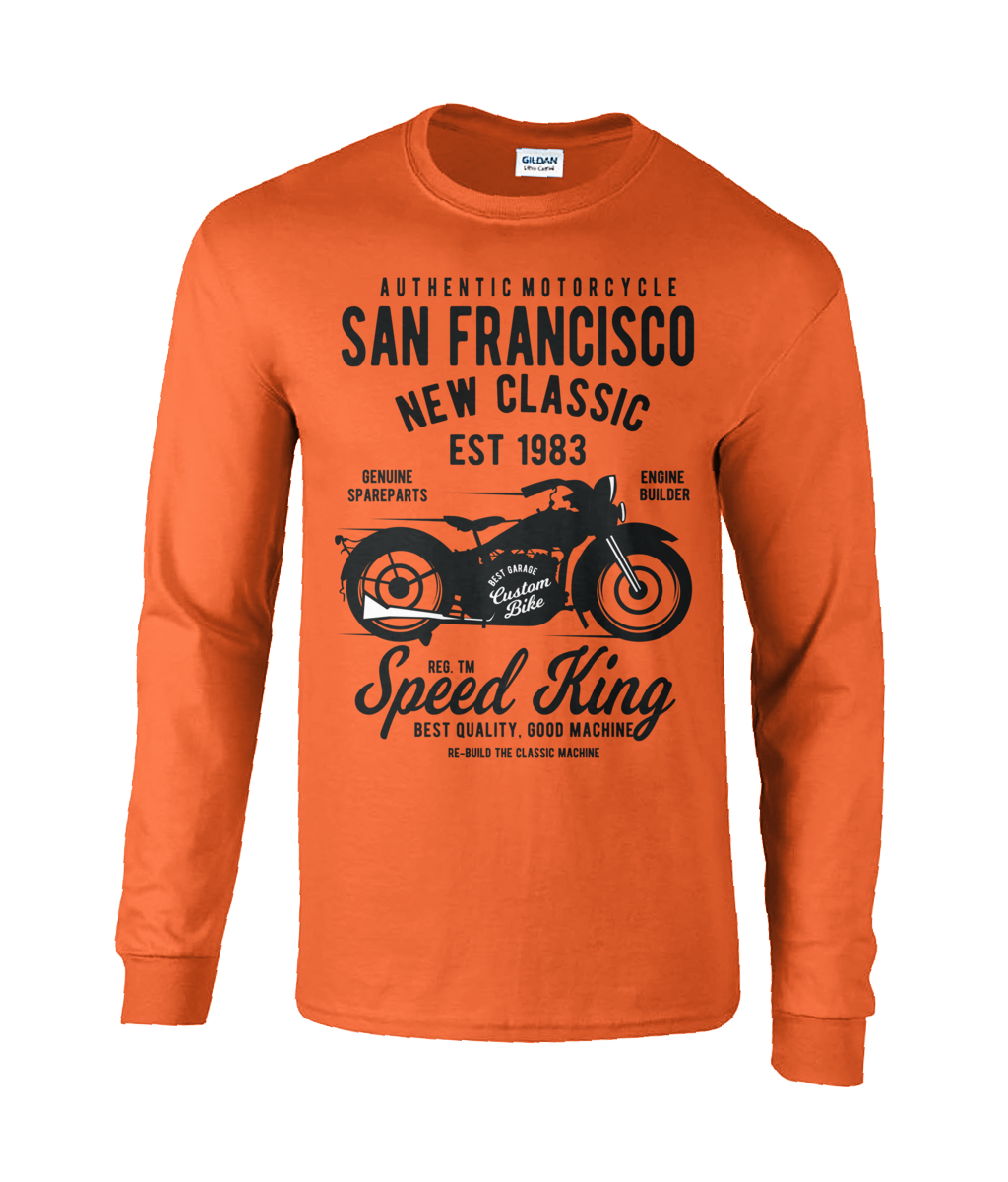 San Francisco Motorcycle - Ultra Cotton Long Sleeve T-Shirt