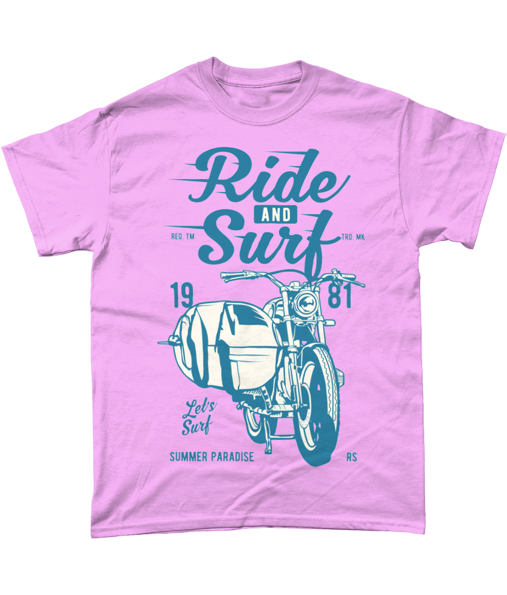 Ride And Surf – Gildan Heavy Cotton T-Shirt - Vitesse T-Shirts UK