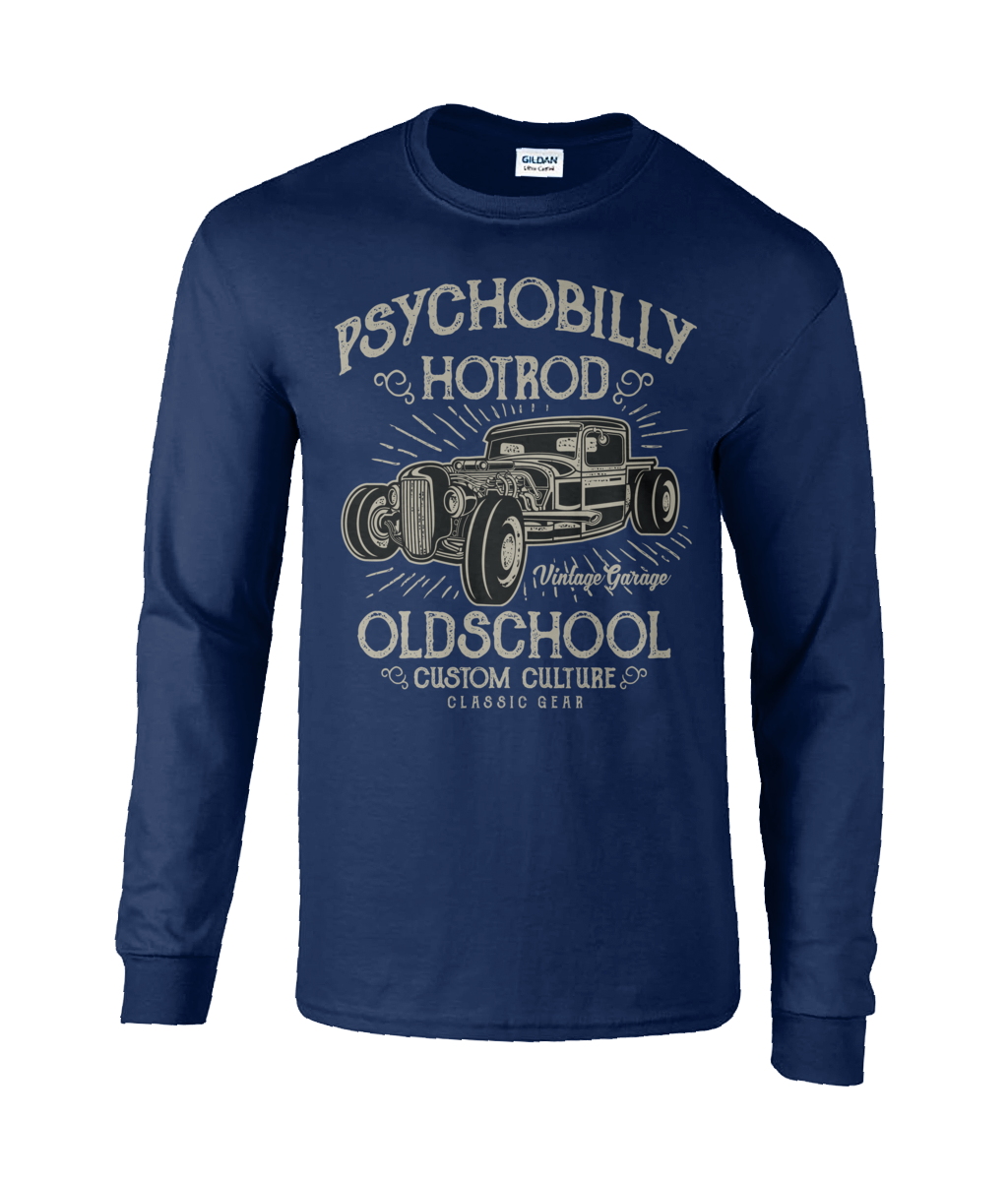 Psychobilly Hotrod - Ultra Cotton Long Sleeve T-Shirt