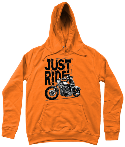 Biker Girl Schwarz - AWDis Girlie College Hoodie