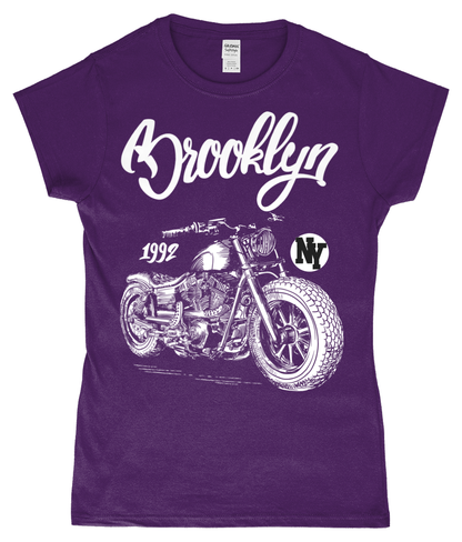 Brooklyn - Gildan SoftStyle® Ladies Fitted Ringspun T-Shirt - Vitesse T-Shirts UK