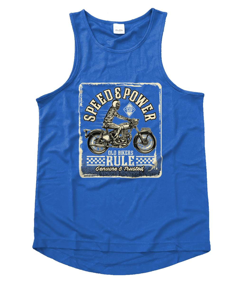 Old Bikers Rule - Men's Cool Vest - Vitesse T-Shirts UK