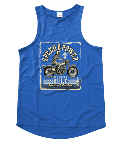 Old Bikers Rule - Men's Cool Vest - Vitesse T-Shirts UK