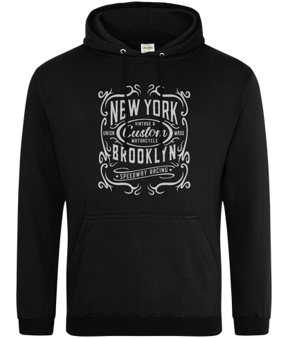 New York Motorrad - AWDis College Kapuzenpullover