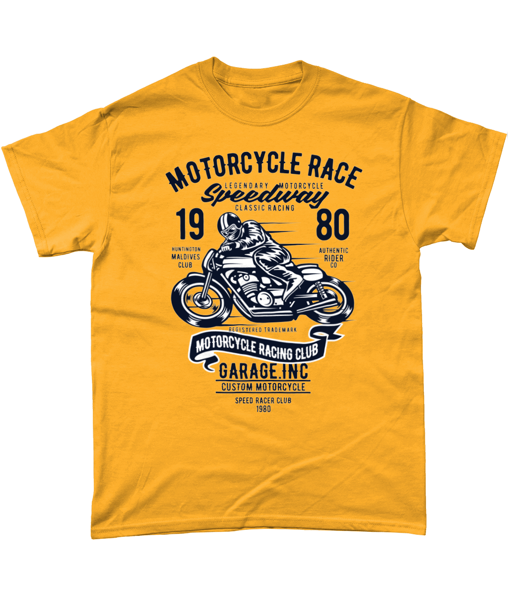 Motorcycle Race - Gildan Heavy Cotton T-Shirt