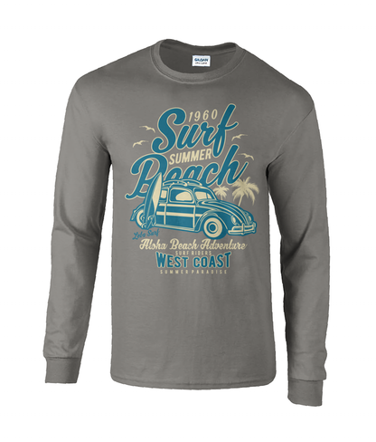 Surf Beach - T-shirt à manches longues en coton ultra