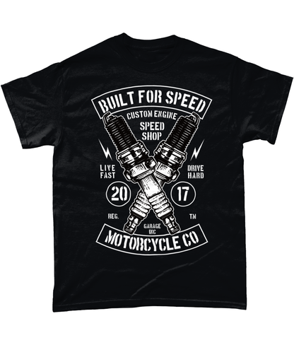 Built For Speed - Gildan Heavy Cotton T-Shirt - Vitesse T-Shirts UK