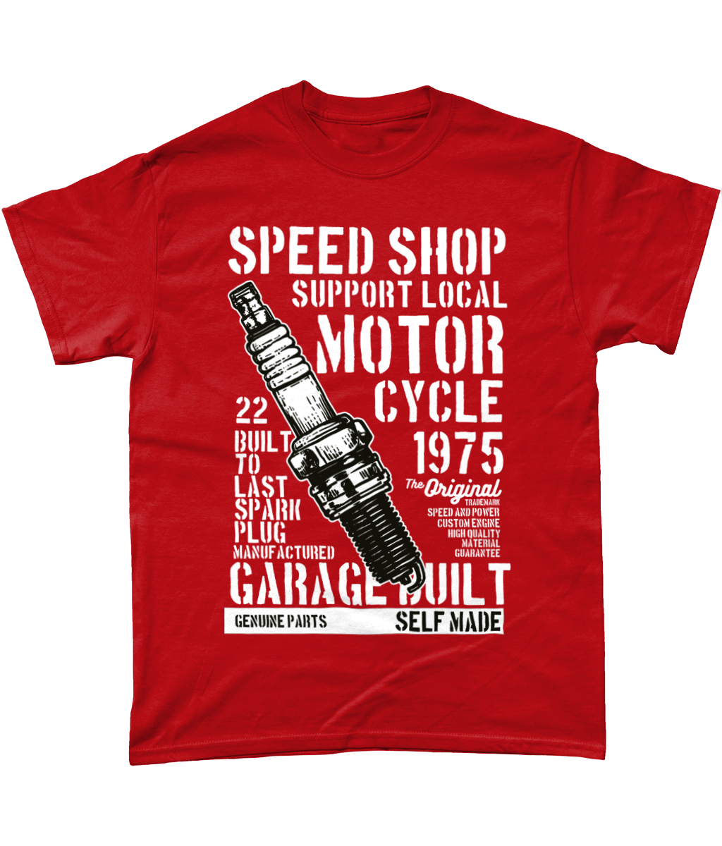 Speed ​​Shop - Schweres Baumwoll-T-Shirt