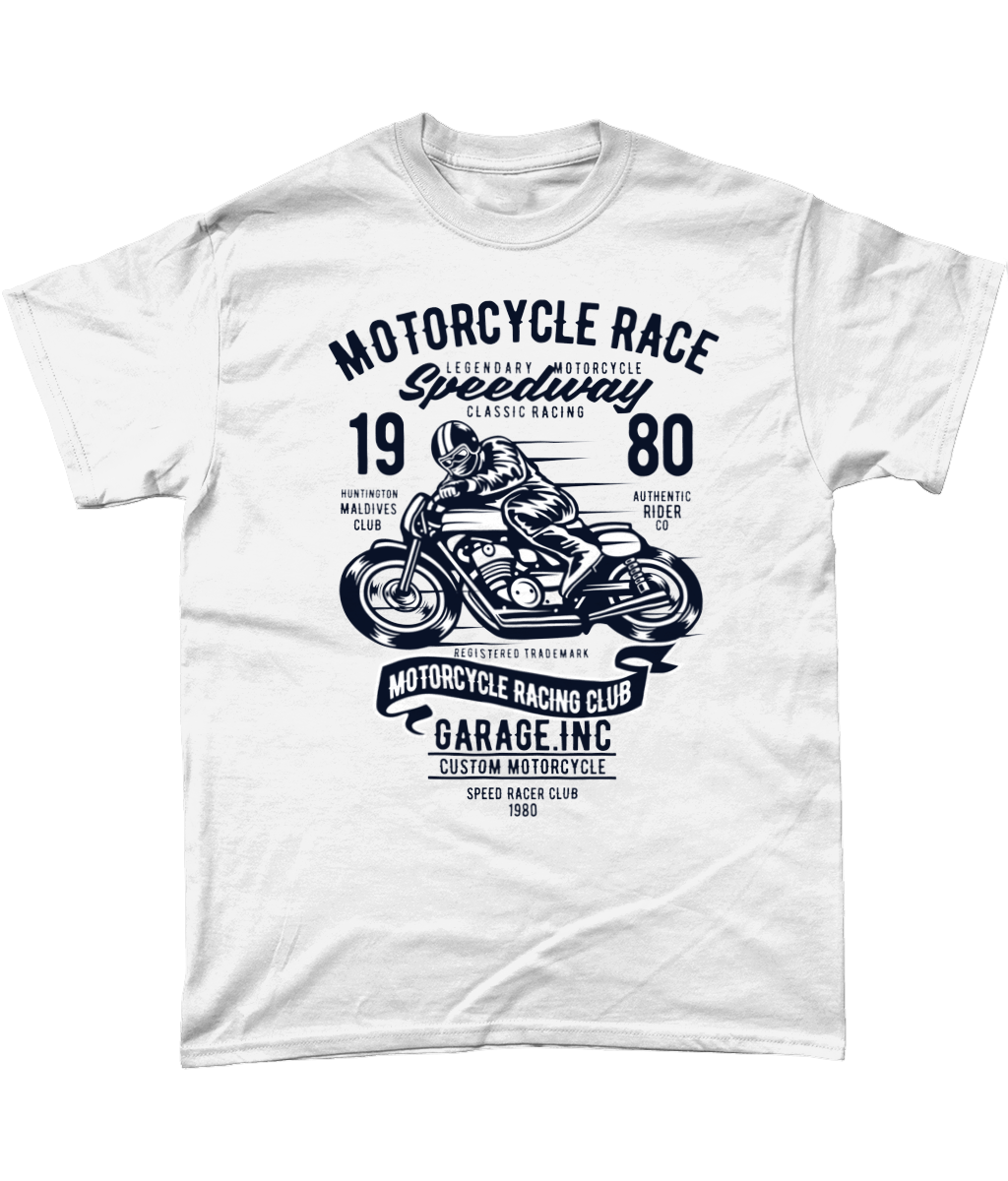 Motorcycle Race - Gildan Heavy Cotton T-Shirt