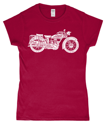 Enjoy The Ride - Weiß - SoftStyle Damen Tailliertes Ringspun T-Shirt