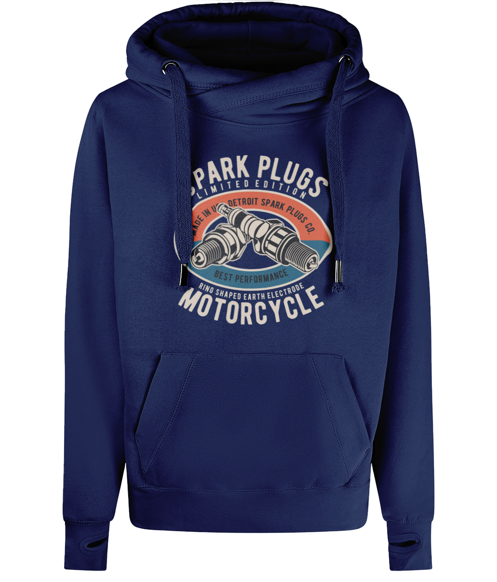 Spark Plugs - AWDis Cross Neck Hoodie