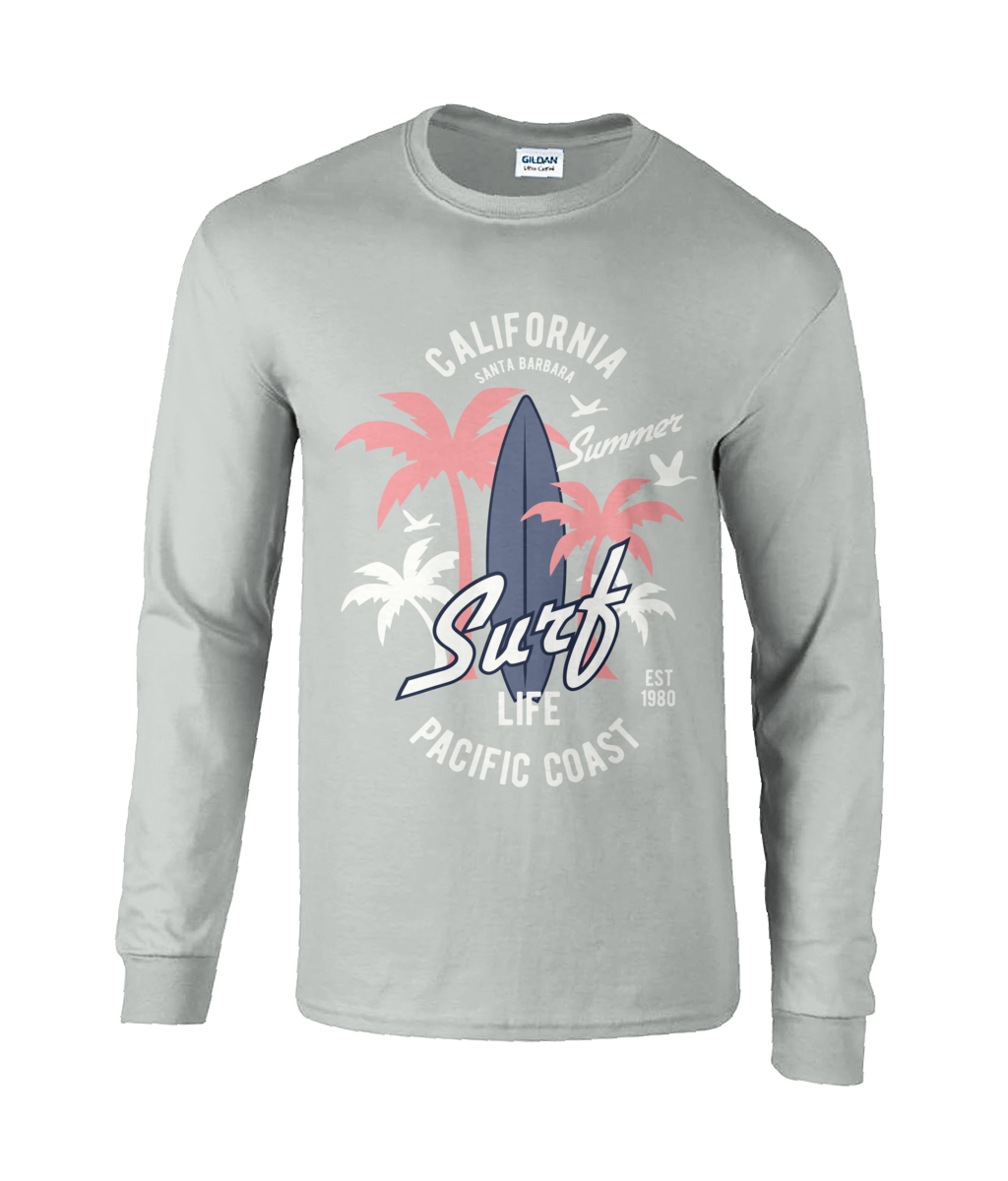 California Surf - Ultra Cotton® Long Sleeve T-Shirt