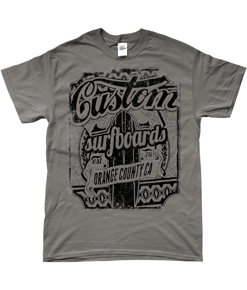 Planches de surf personnalisées - T-shirt SoftStyle® Ringspun